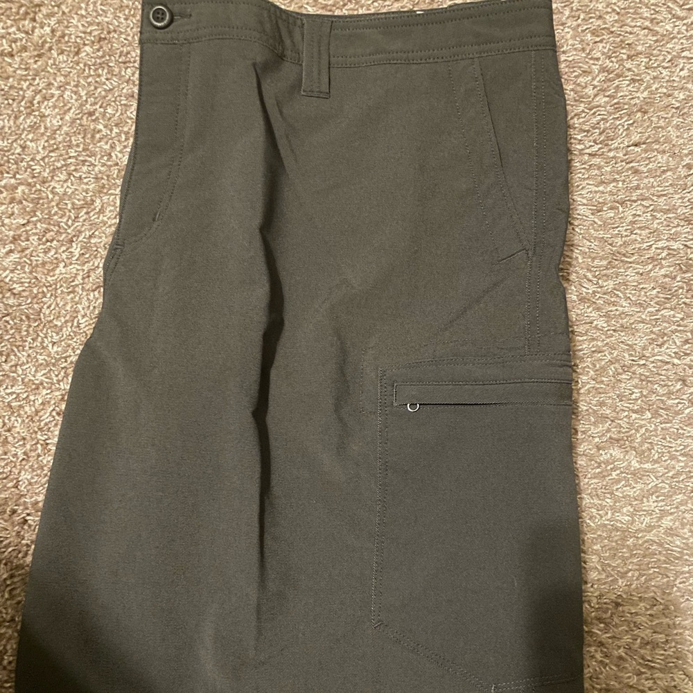 Black cargo shorts